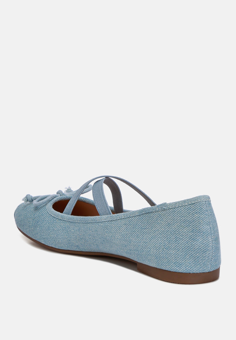 criss cross strap ballet flats by ruw#color_blue