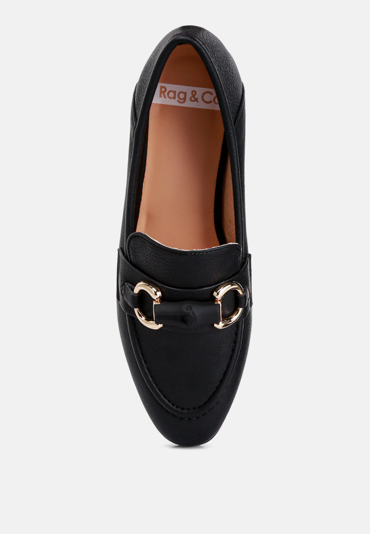 horsebit raffia loafers by ruw#color_black