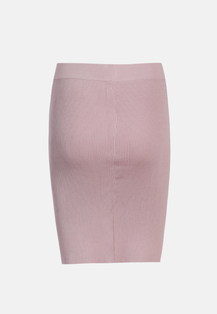 knitted pencil skirt#color_mauve