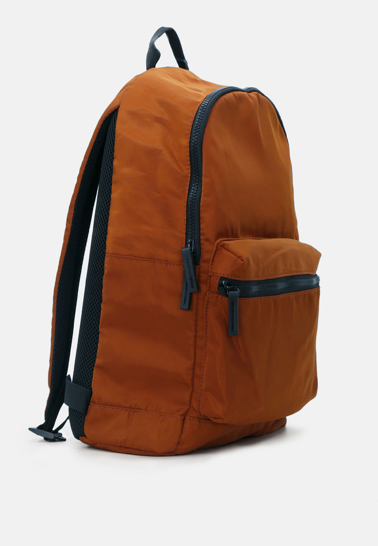 backpack with adjustable shoulder straps#color_camel