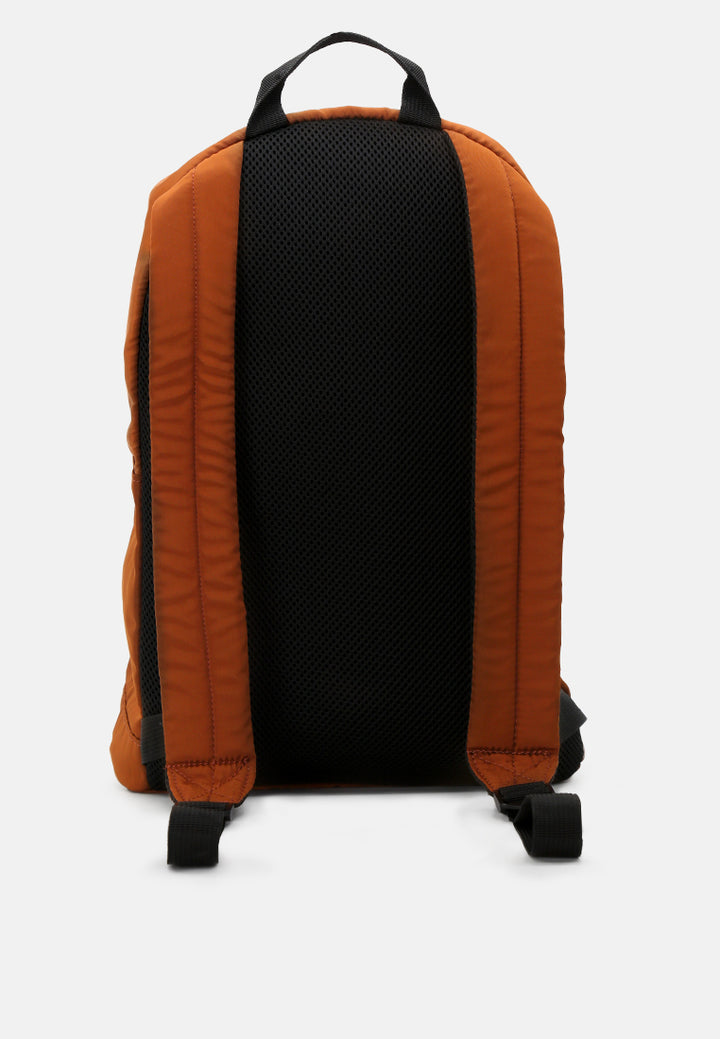 backpack with adjustable shoulder straps#color_camel