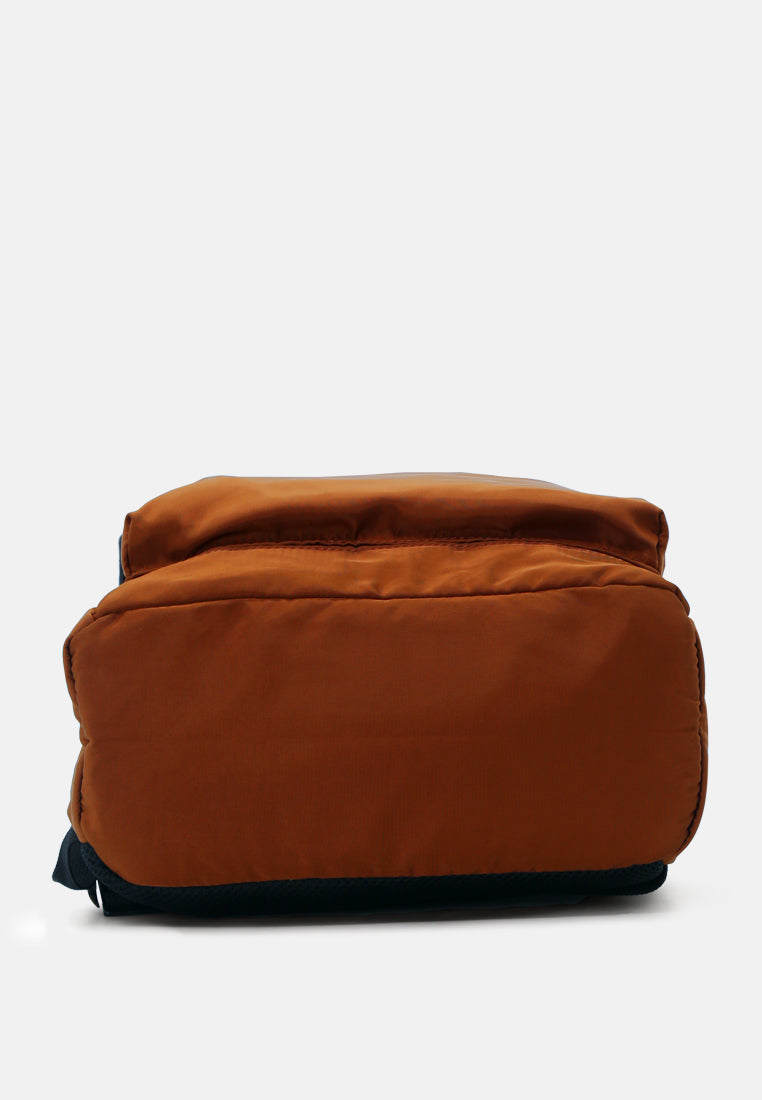 backpack with adjustable shoulder straps#color_camel