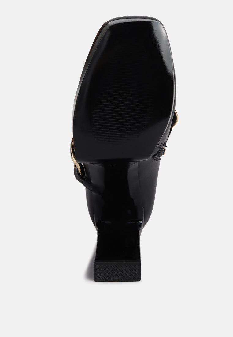 bambini high platform ankle boots by ruw#color_black
