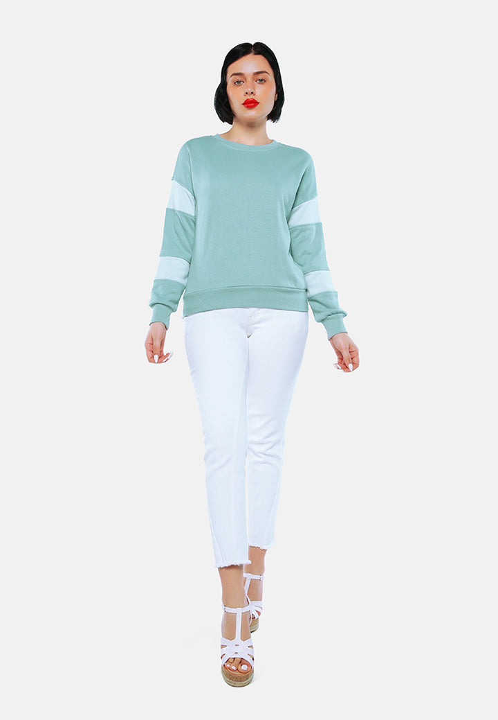 sage green basic full sleeves sweatshirt by ruw#color_saga-green