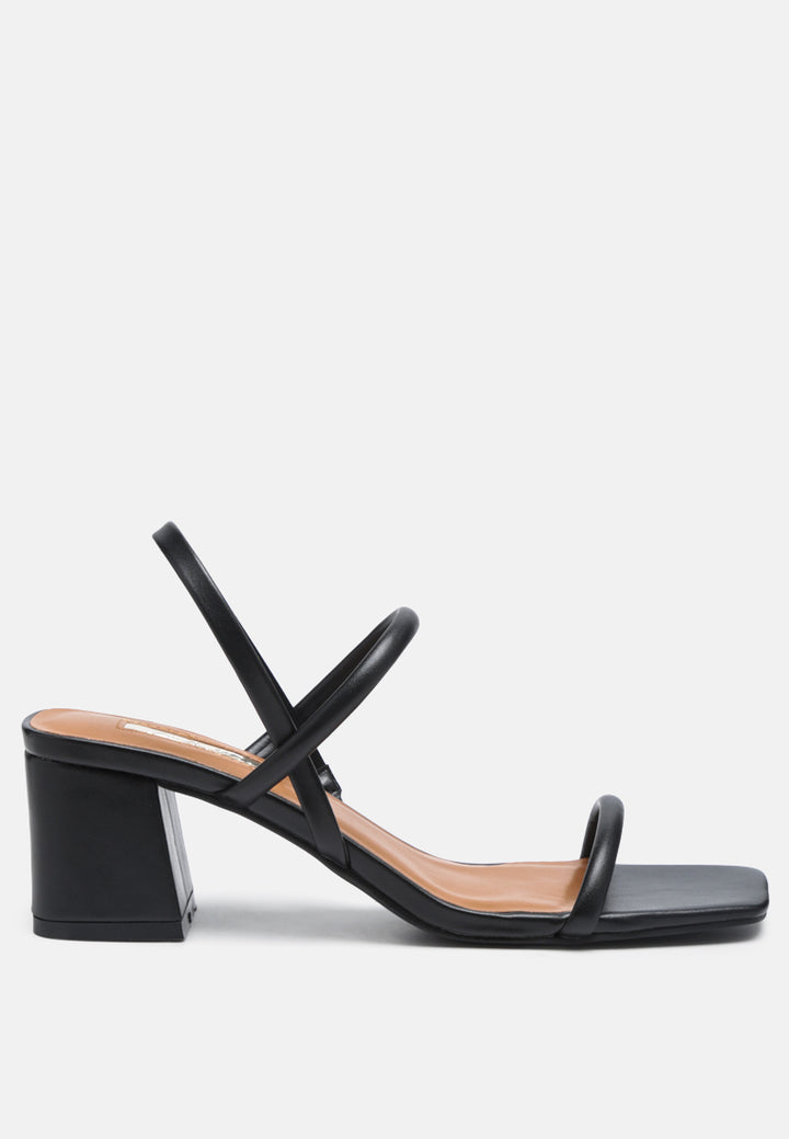 beau block mid heeled strappy sandal by ruw#color_black