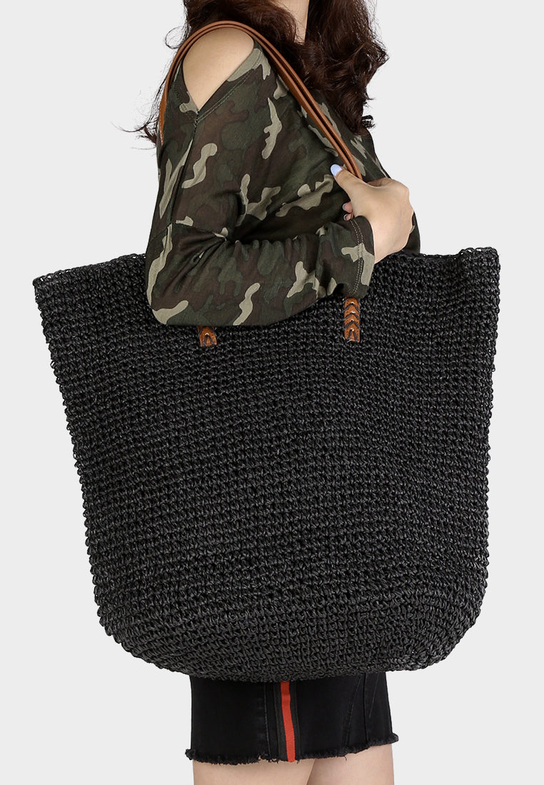 black tote bag#color_black