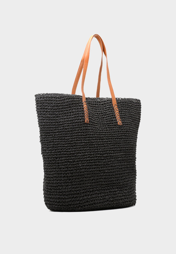 black tote bag#color_black