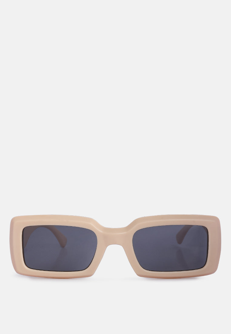 blod frame sqare sunglaseses#color_cream