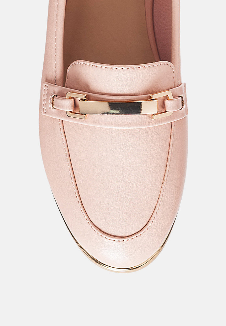 blush casual bling line loafers#color_blush