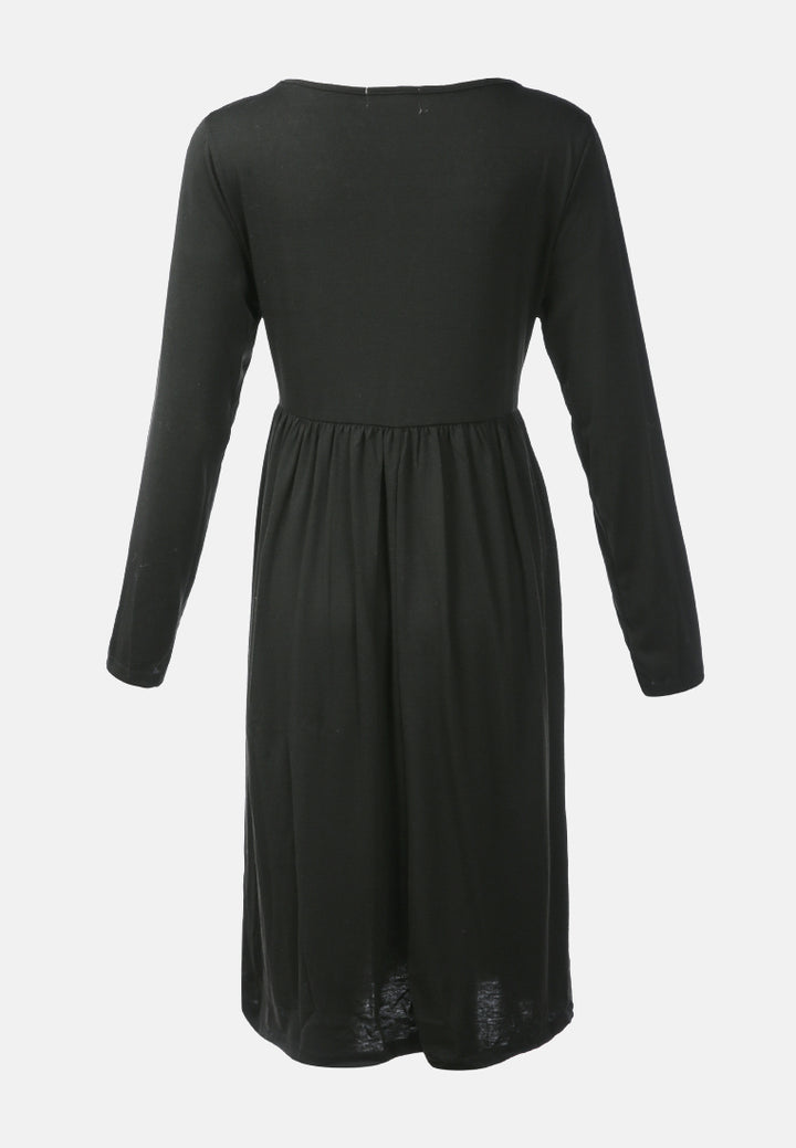button- up dress#color_black