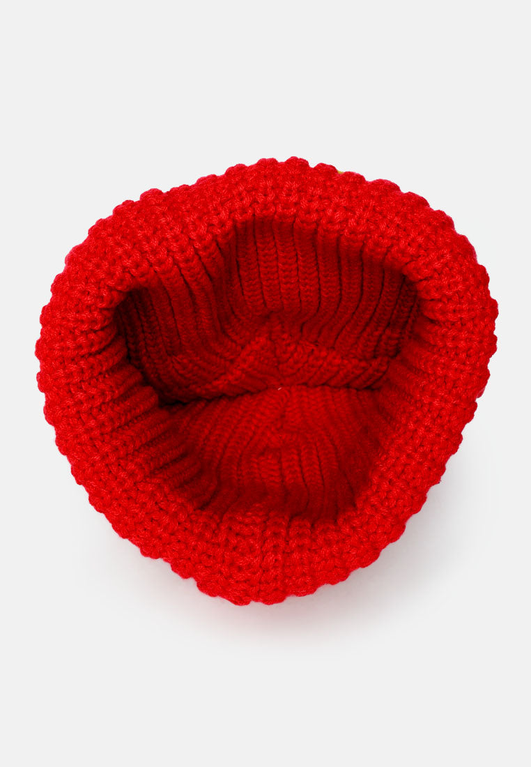 buttoned animal ears beanie by ruw#color_red