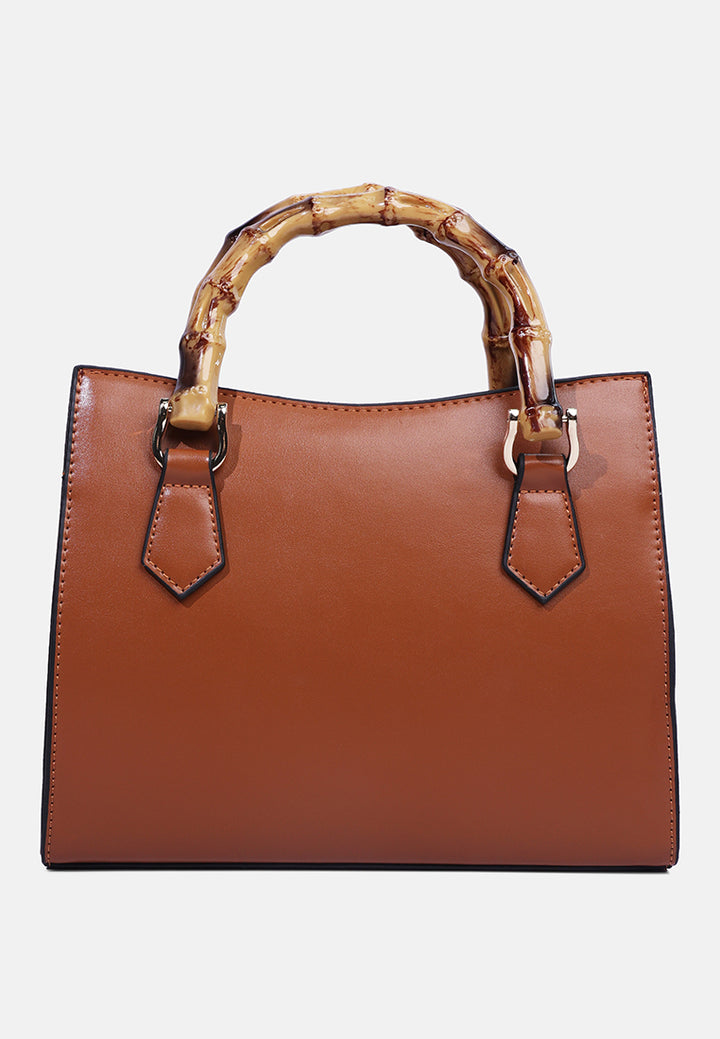 cane handle hand bag#color_tan