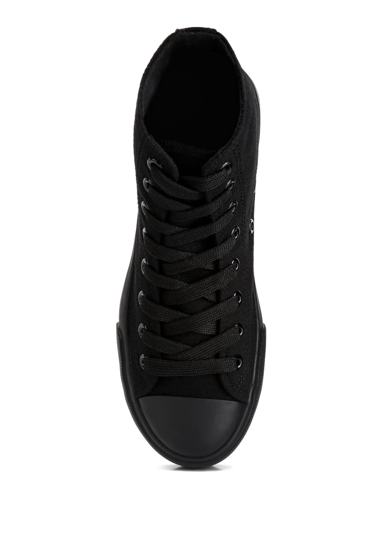  carew solid canvas high top sneakers#color_black