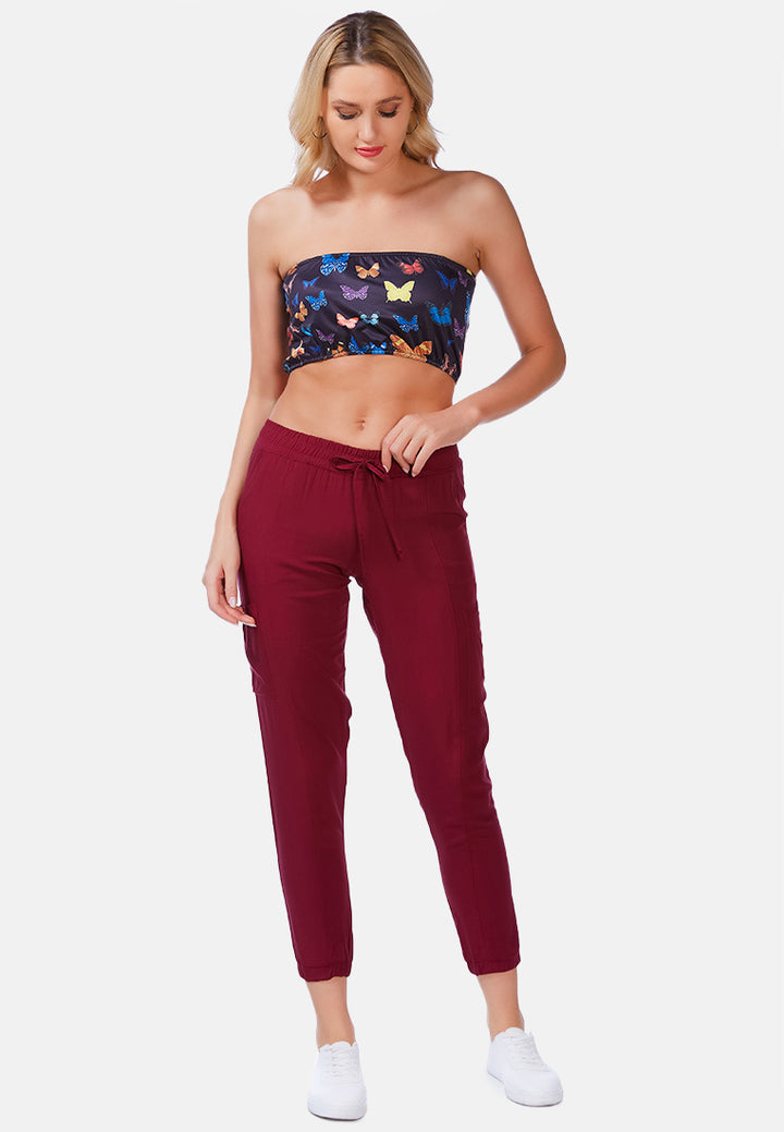 cargo fit jogger pants#color_burgundy