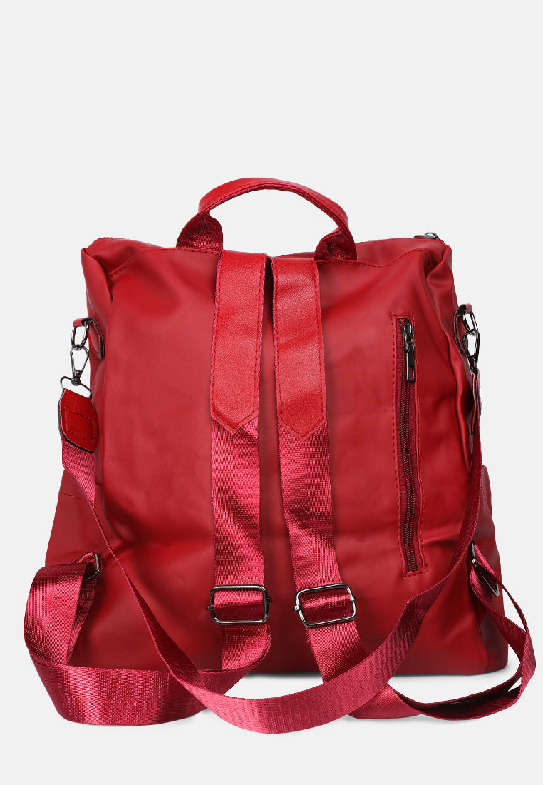 carry all small backpack#color_red