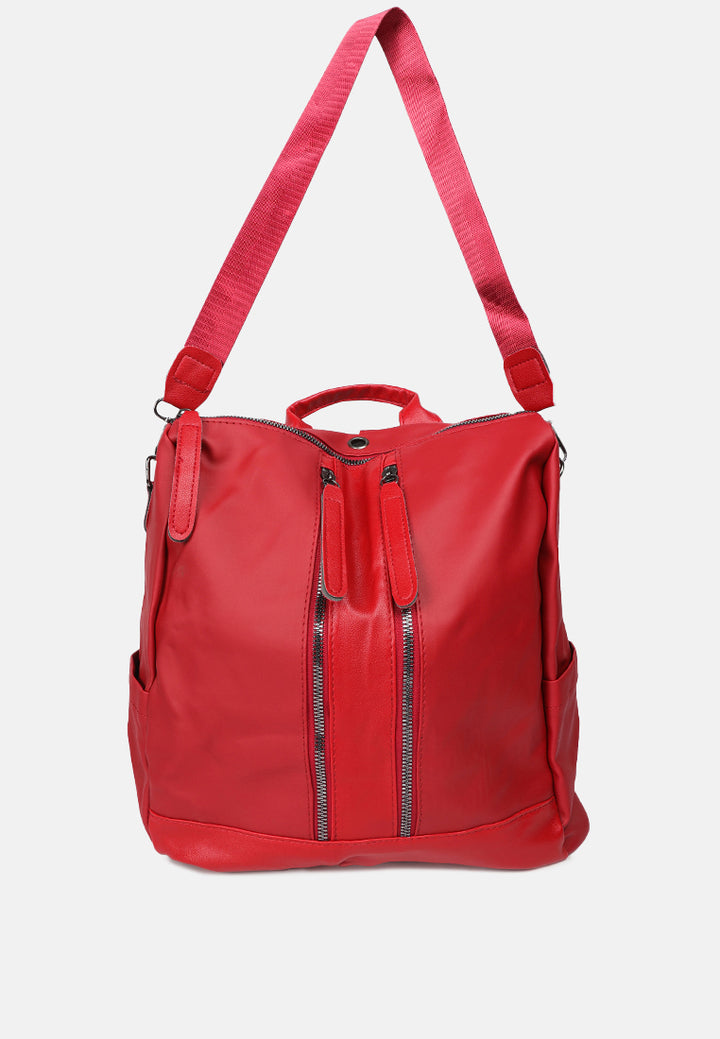 carry all small backpack#color_red