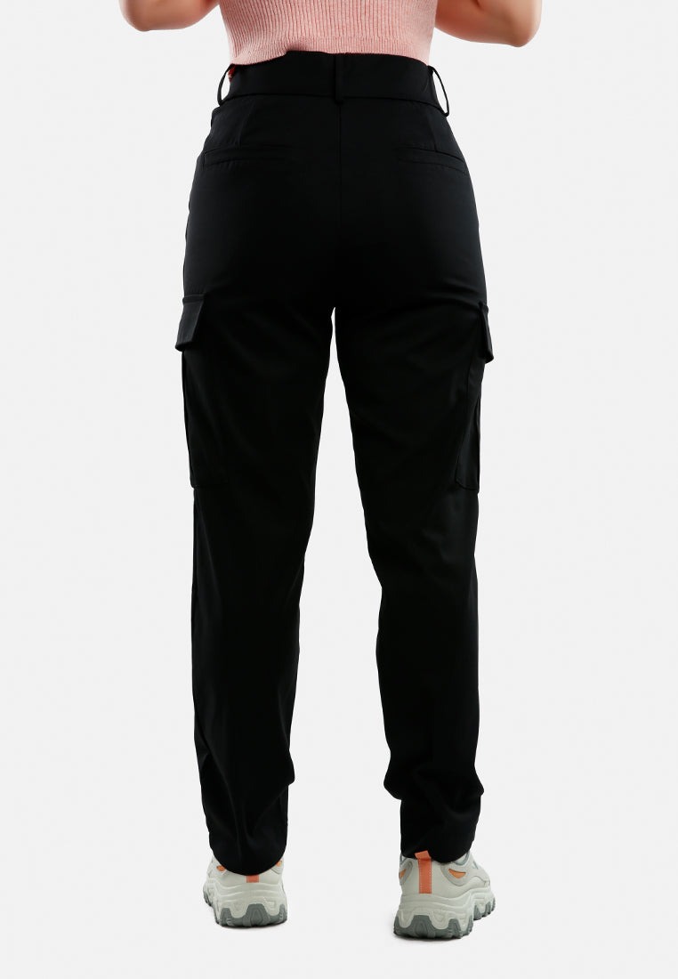 casual high waist straight pants by ruw#color_black