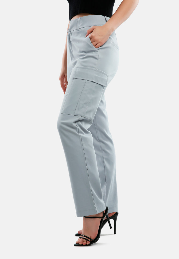 casual high waist straight pants by ruw#color_light-blue