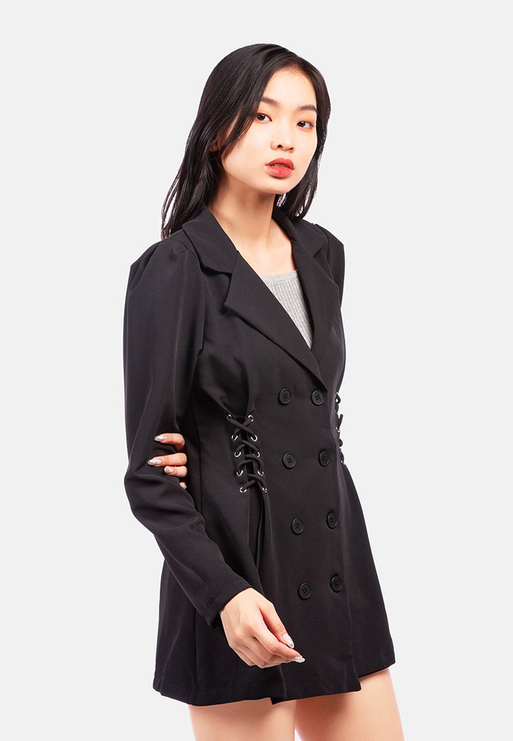 casual oversized jacket#color_black