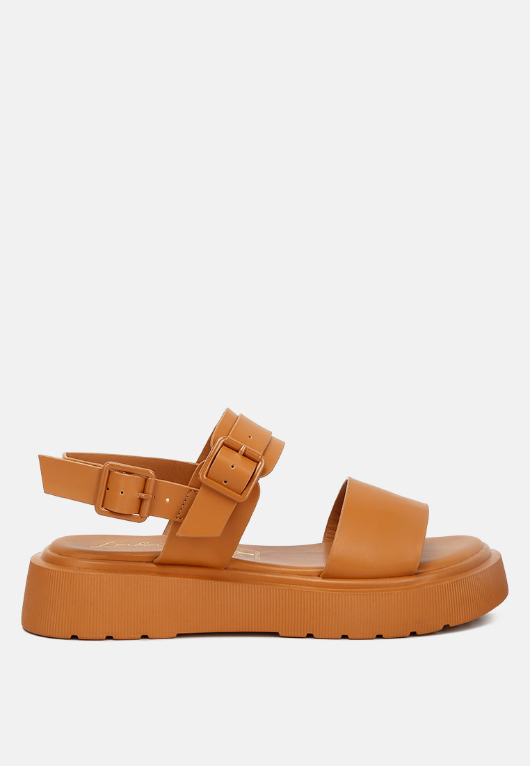 chunky sandals by ruw#color_tan