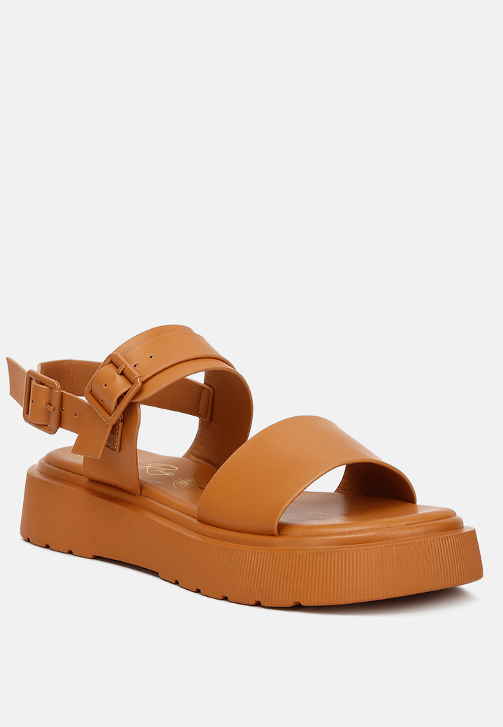 chunky sandals by ruw#color_tan