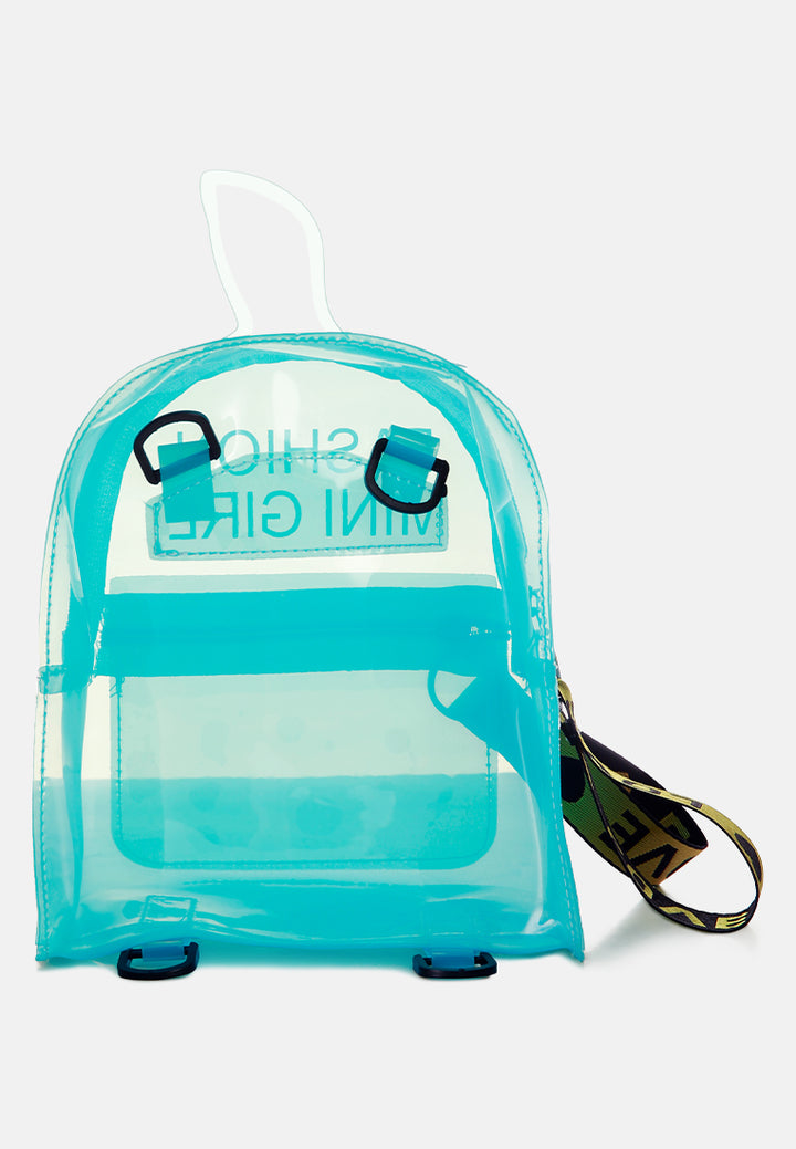 clear mini backpack#color_aqua