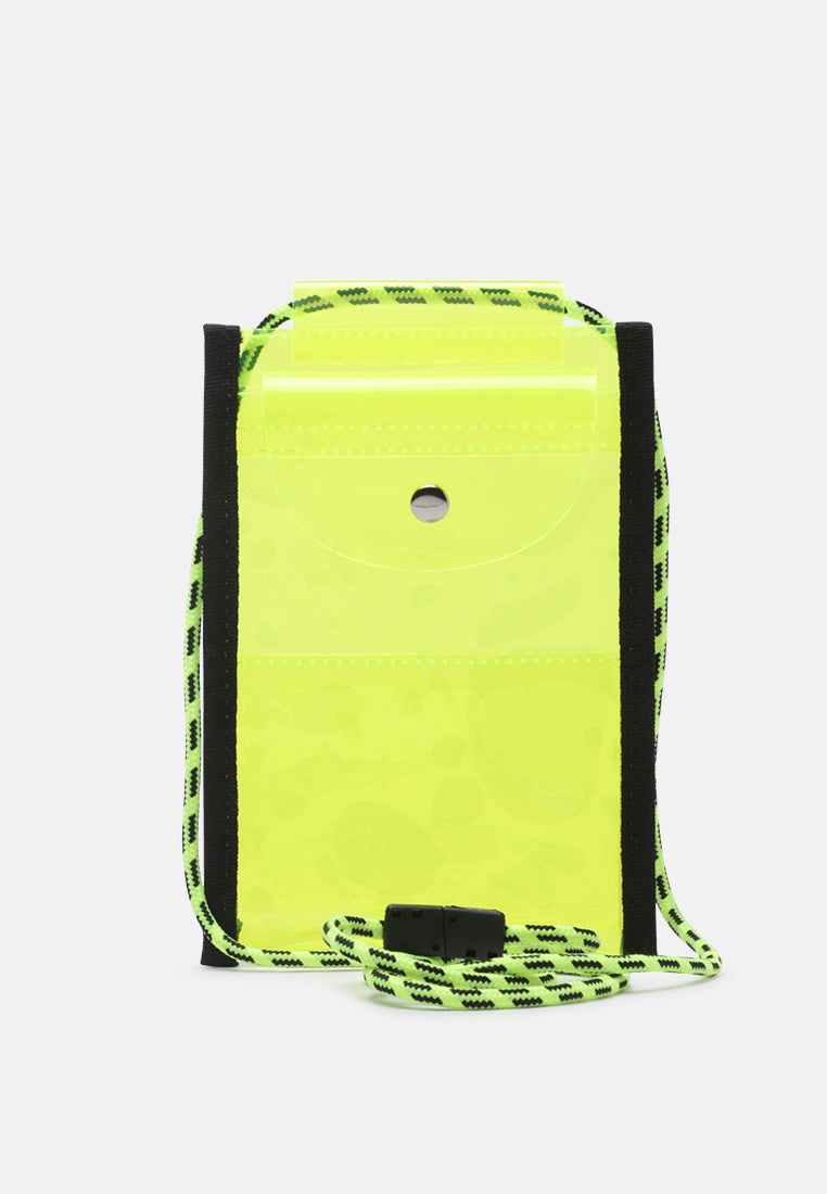 clear sling bag#color_yellow