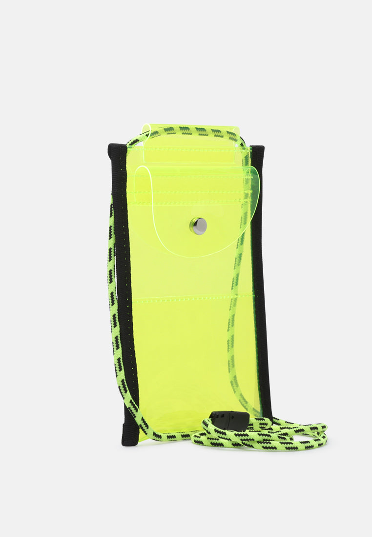 clear sling bag#color_yellow