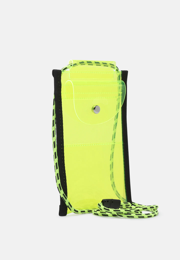 clear sling bag#color_yellow