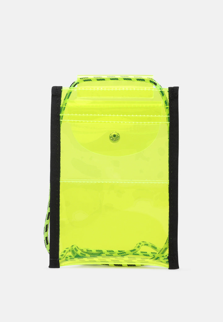 clear sling bag#color_yellow