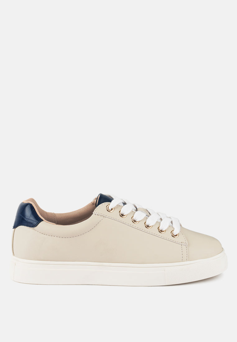 colette croc back panel sneakers#color_cream-navy