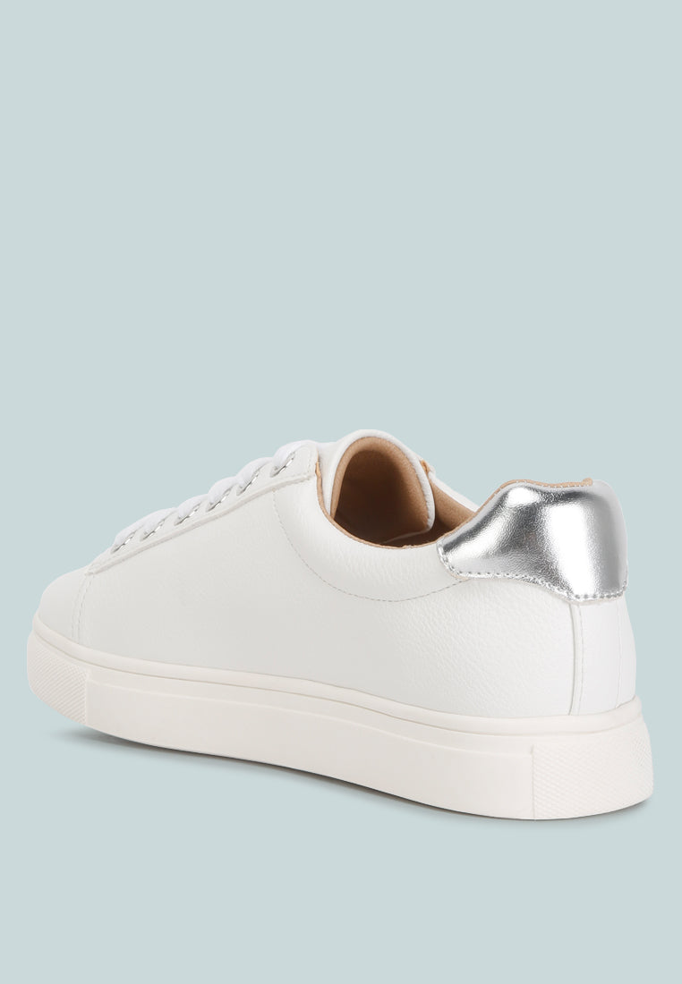 colette croc back panel sneakers#color_silver