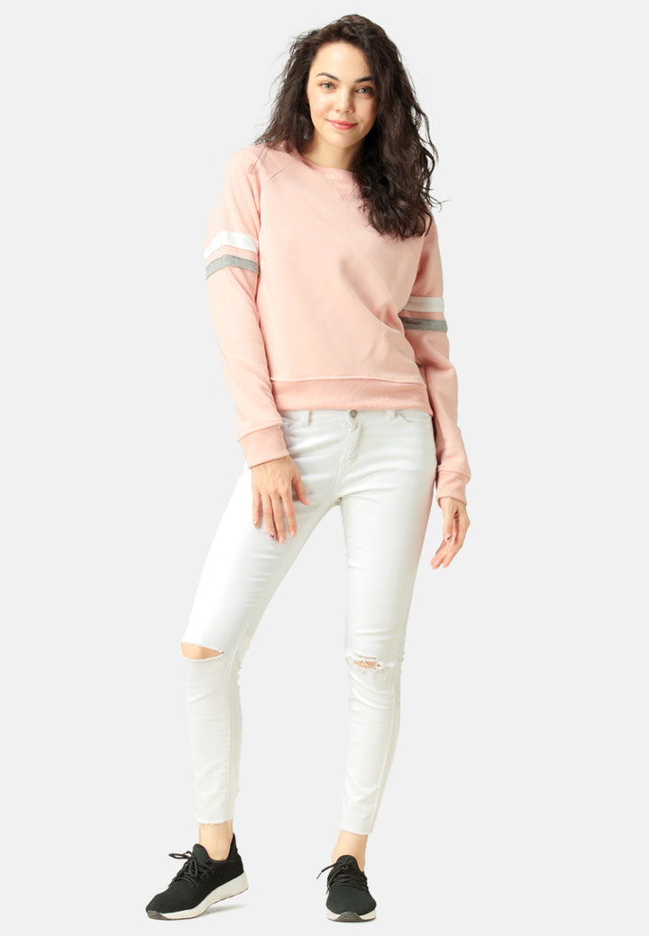 crew neck sweatshirt#color_pink