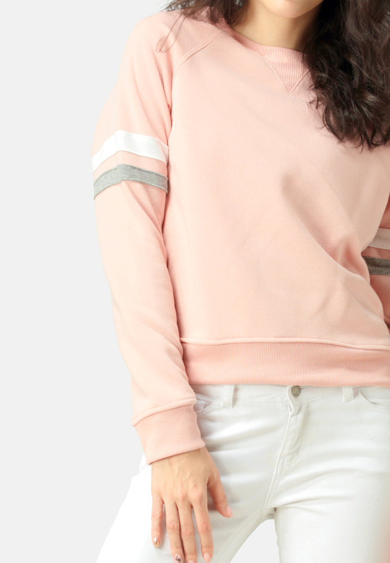 crew neck sweatshirt#color_pink