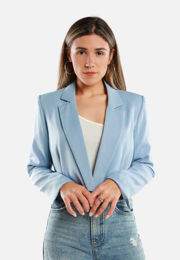 cropped tailored blazer#color_sky-blue