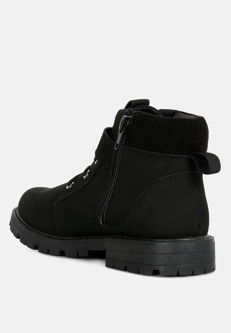 cushion collared ankle boots#color_black