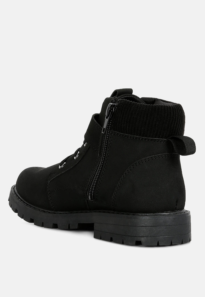 cushion collared ankle boots#color_black