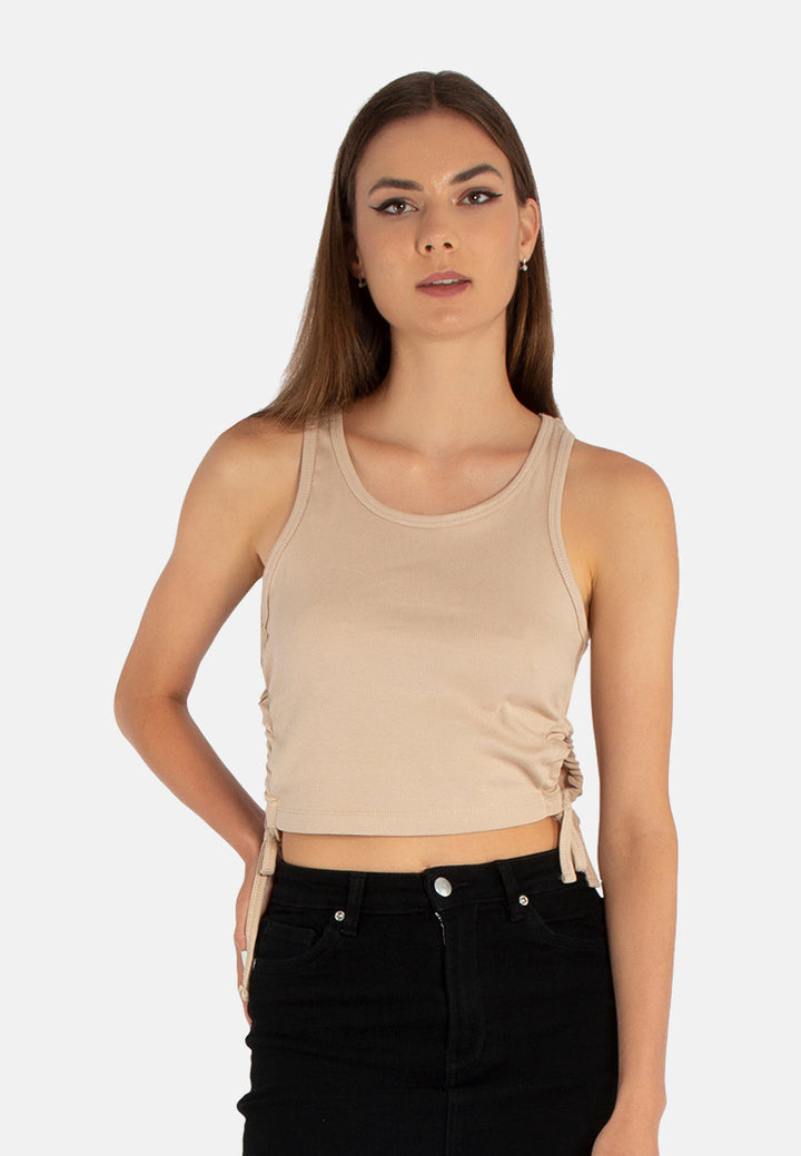 cut out tank crop top#color_taupe