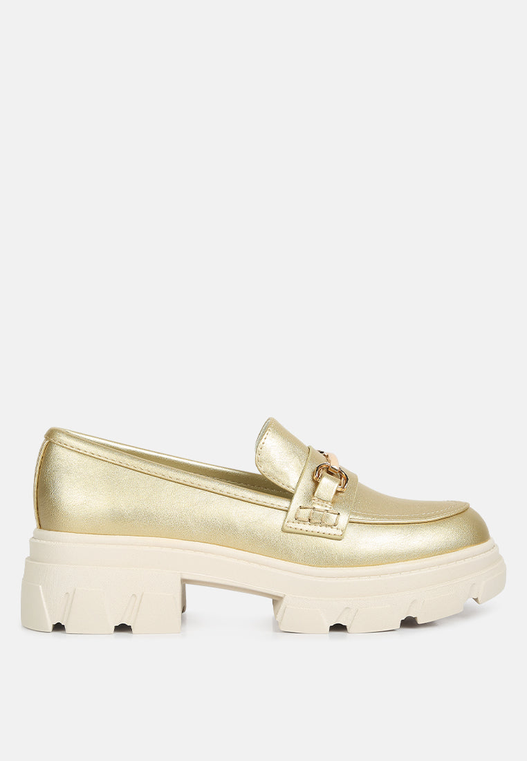 darlina metallic platform loafers#color_champagne-gold