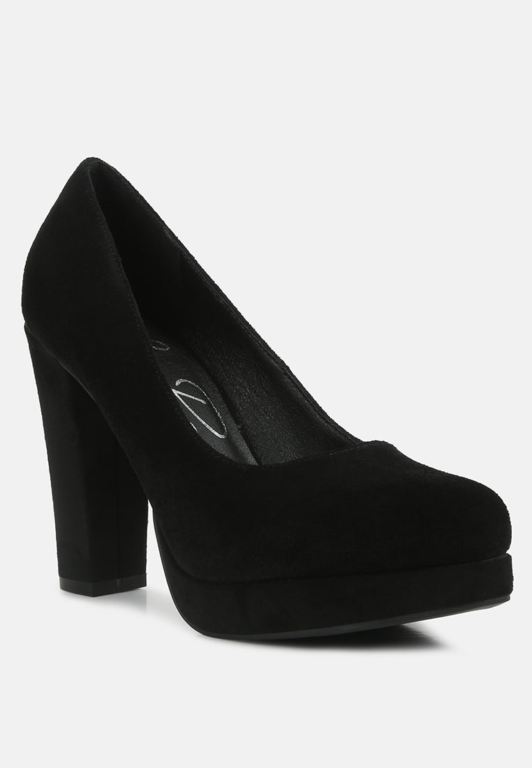 delia seude block heel pumps by ruw#color_black