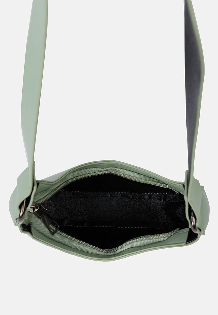 diamante baguette bag#color_green