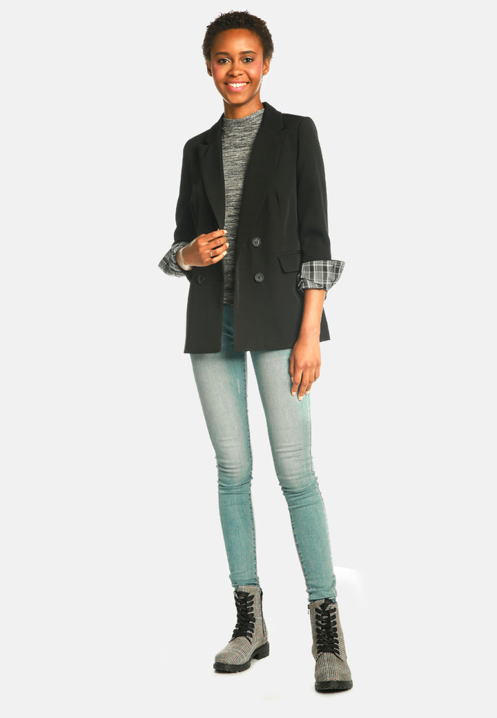 double breasted blazer#color_black
