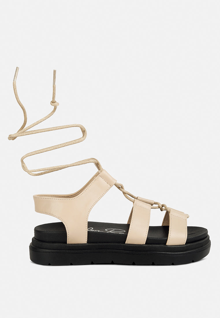 dylan strappy gladiator sandals by ruw#color_beige