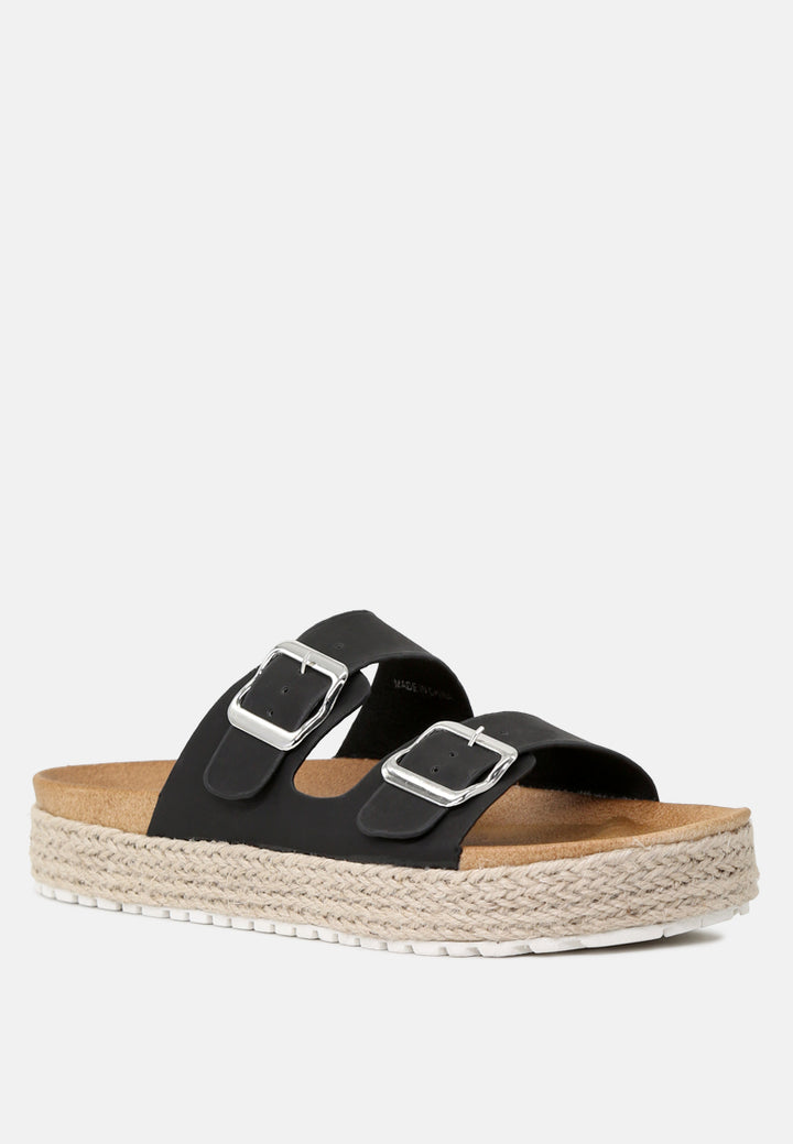 ellie braided flatform espadrilles#color_black
