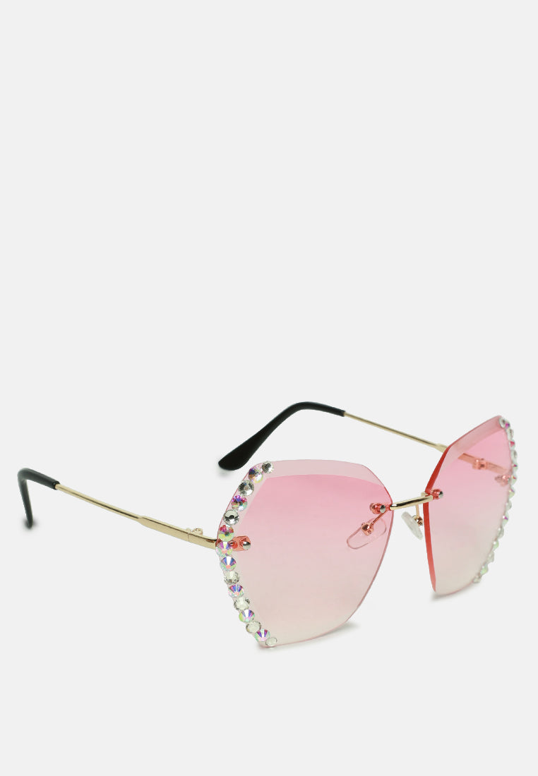 embellished butterfly sunglasses#color_light-pink