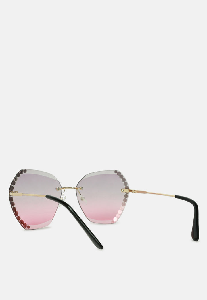 embellished butterfly sunglasses#color_purple-pink