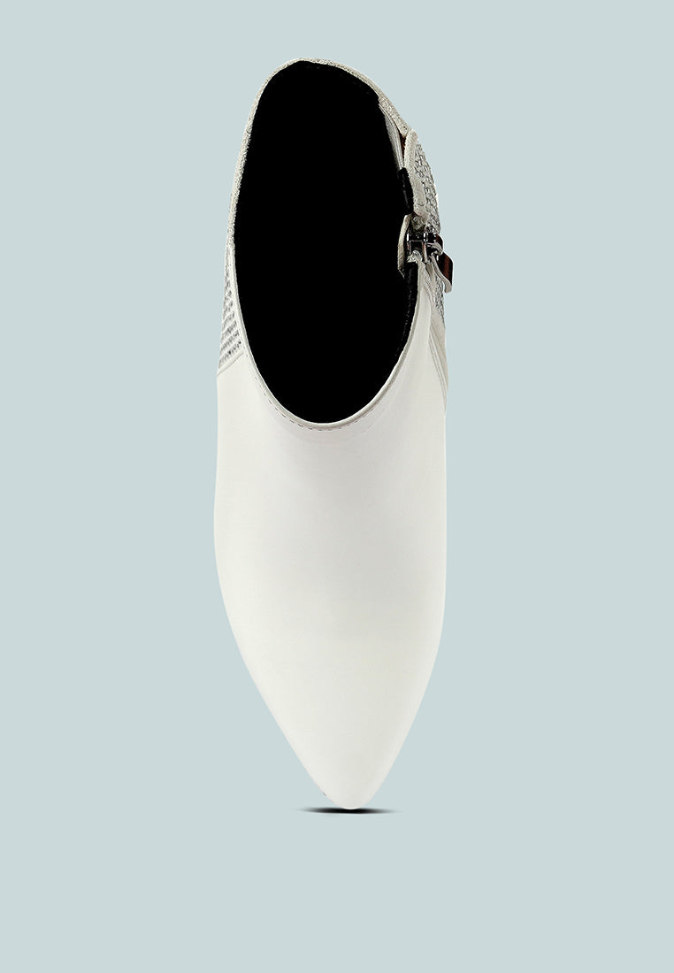 encanto high heeled ankle boots by ruw#color_white