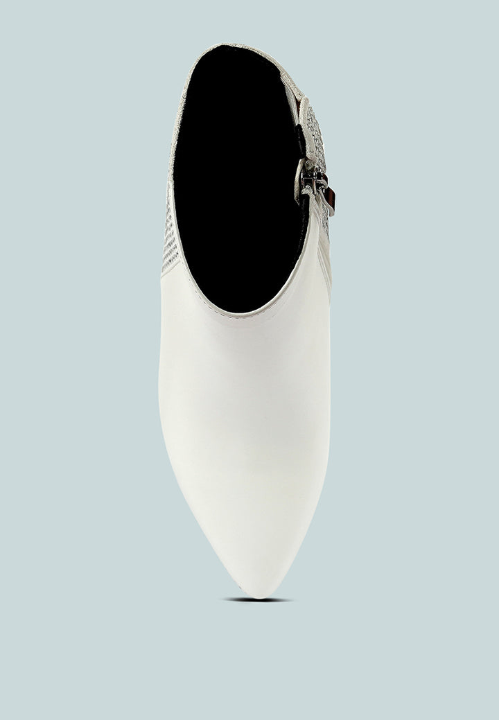 encanto high heeled ankle boots by ruw#color_white