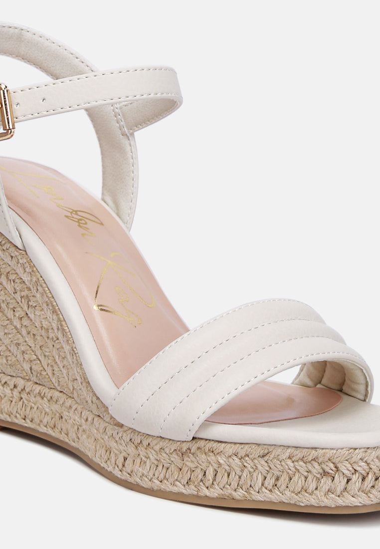 espadrilles high wedge sandals by ruw#color_ecru