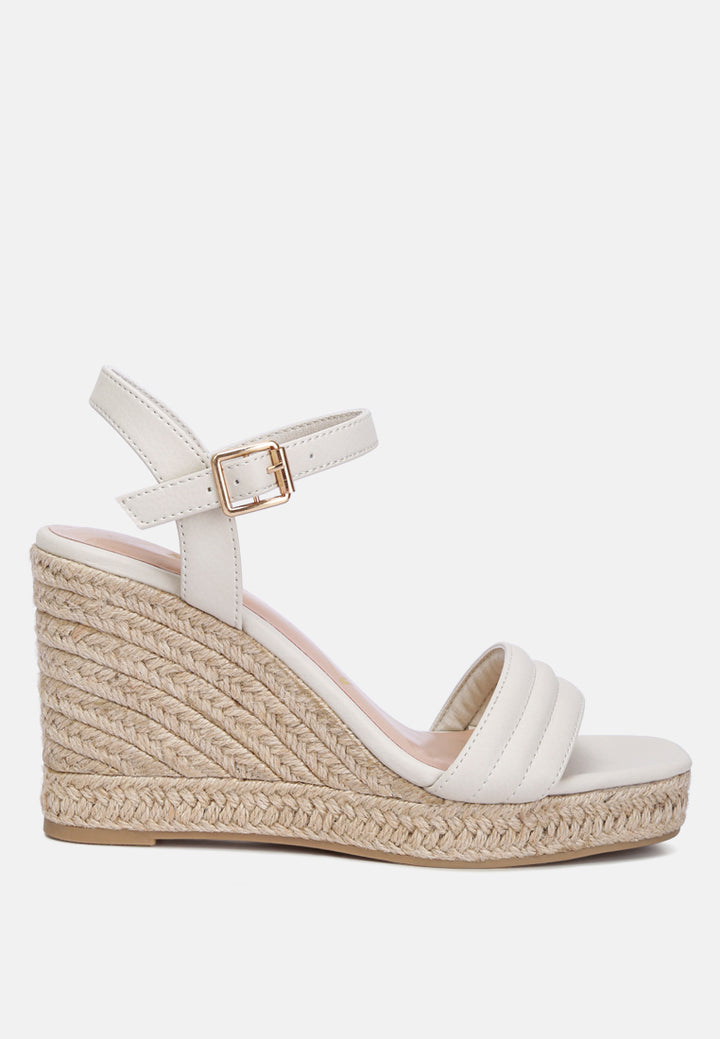 espadrilles high wedge sandals by ruw#color_ecru